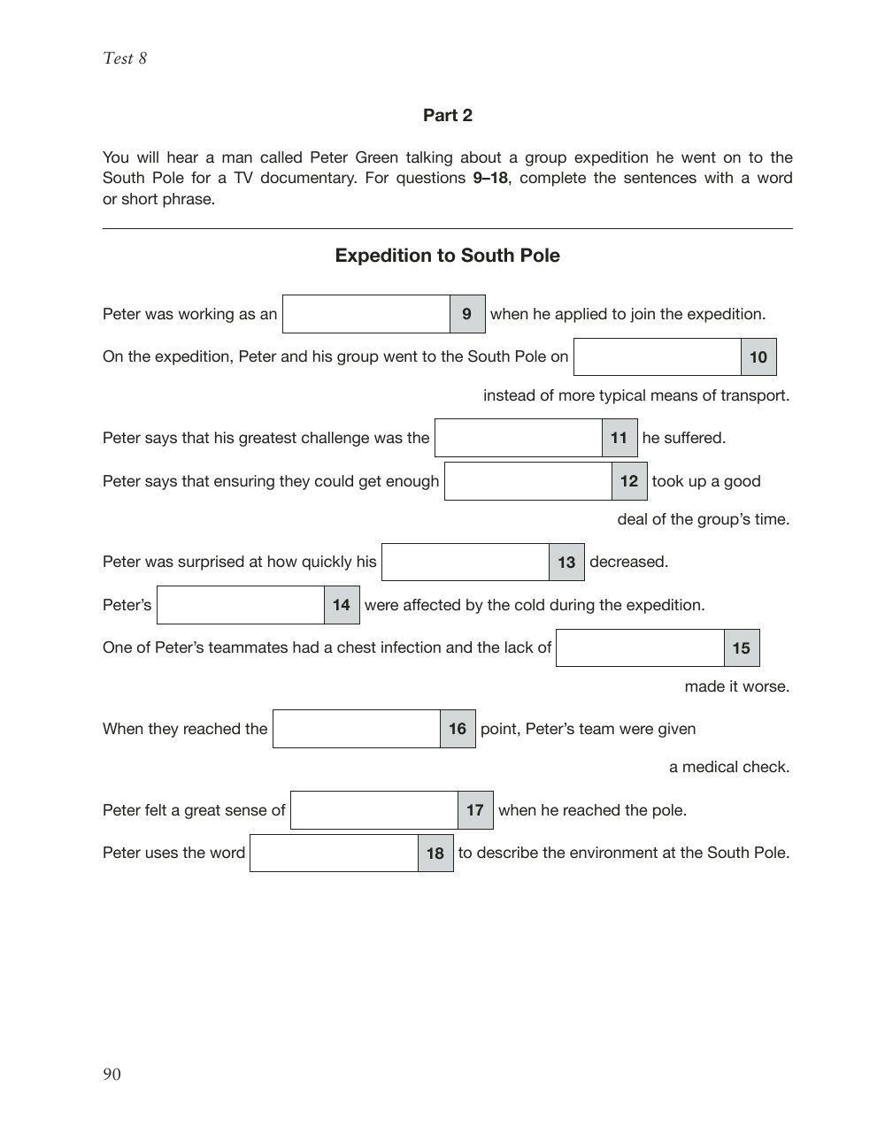 FCE - Listening paper part 1 to 4