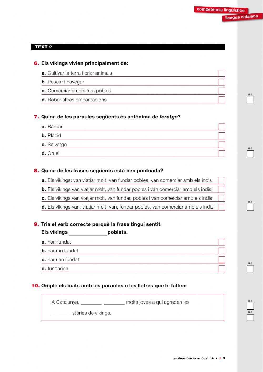 Comprensió lectora 2