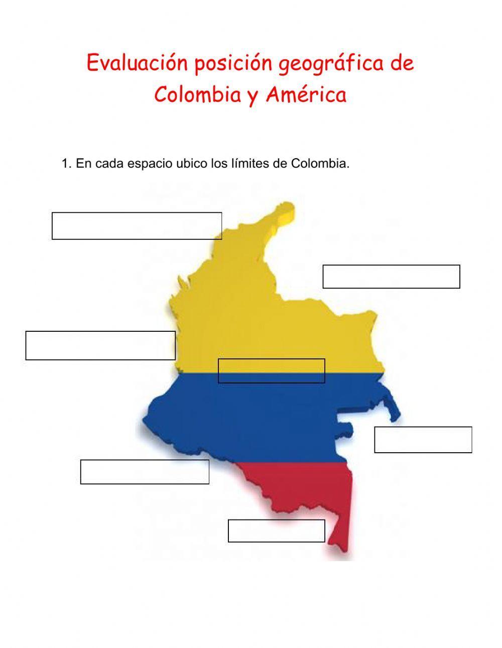 Posición geográfica de Colombia
