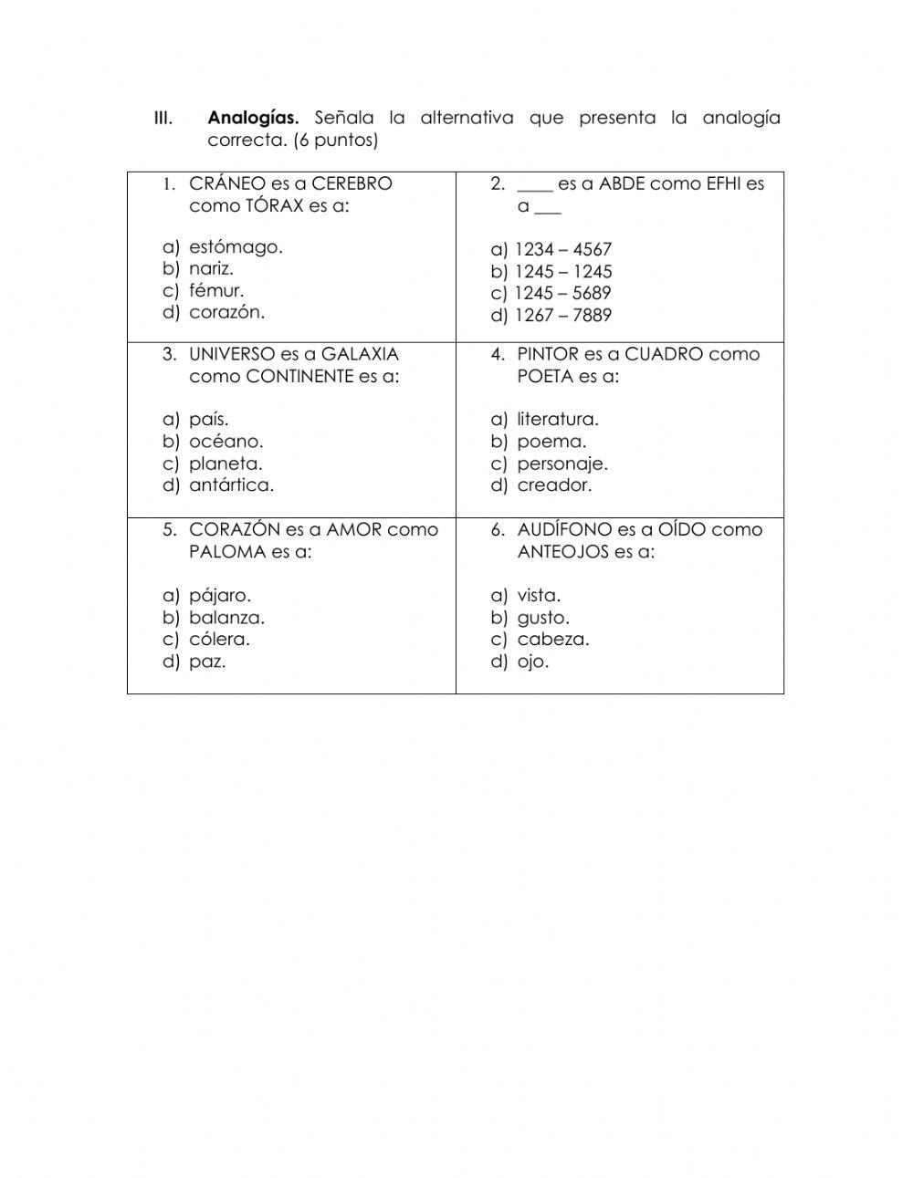 Ejercicios coherencia