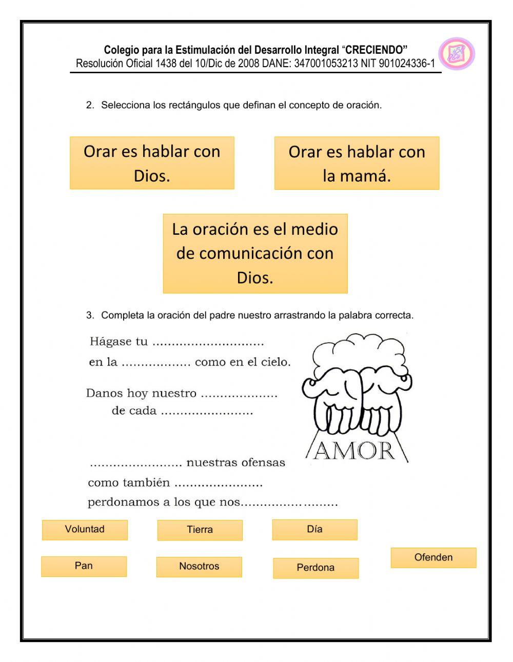 Examen de educación religiosa