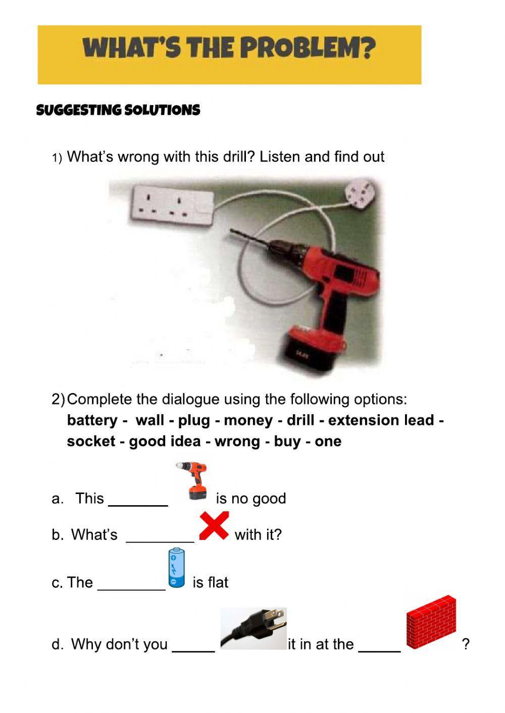 What's the problem 1