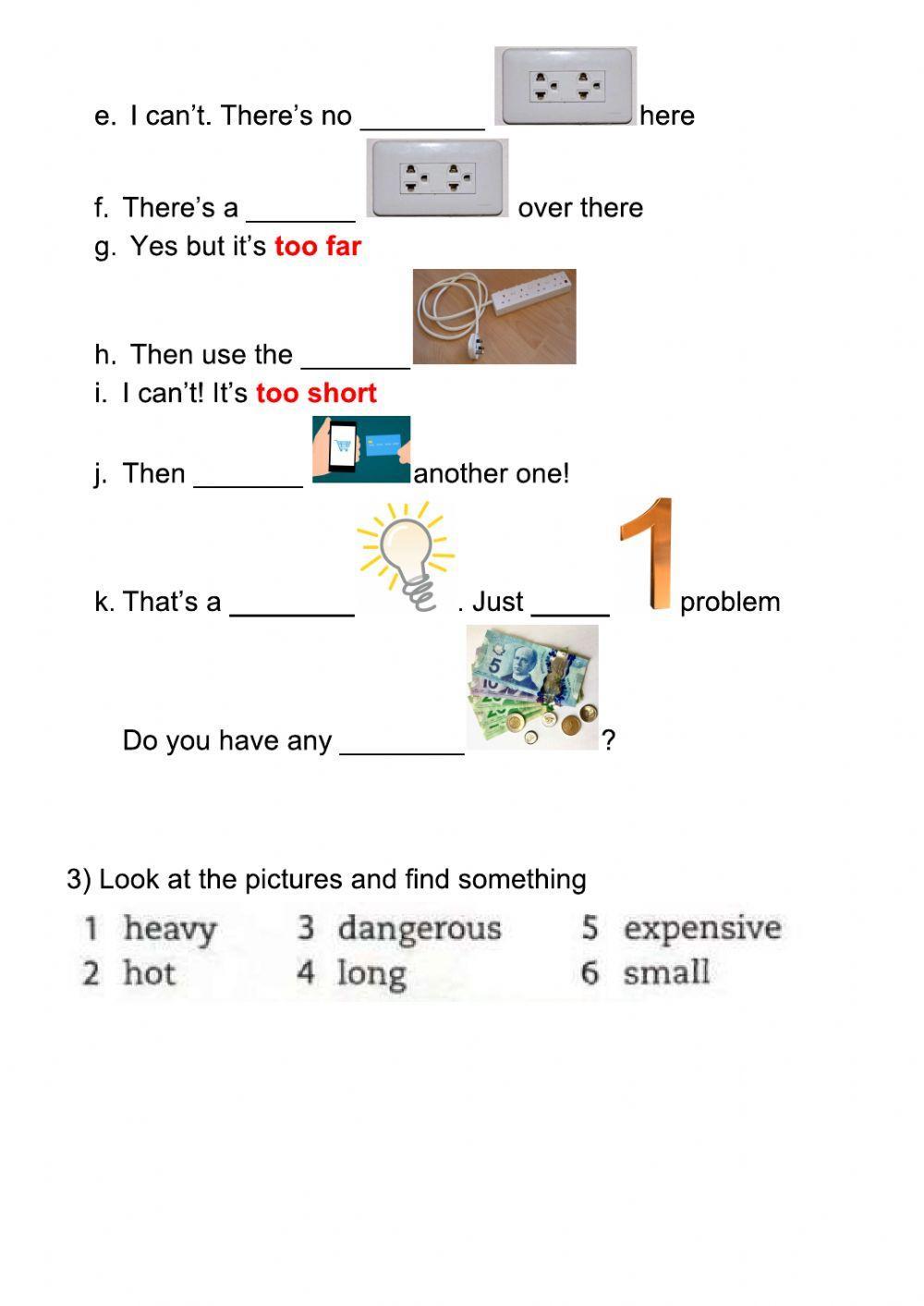 What's the problem 1