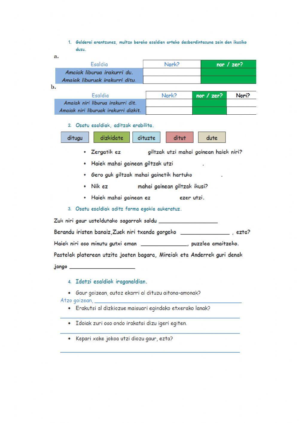 ADITZAK nor-nori-nork-nork-nor