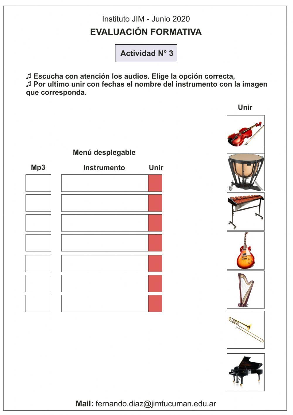 Instrumentos musicales