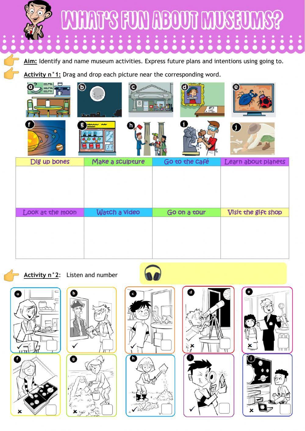 Museum activities - going to Museum activities - going to