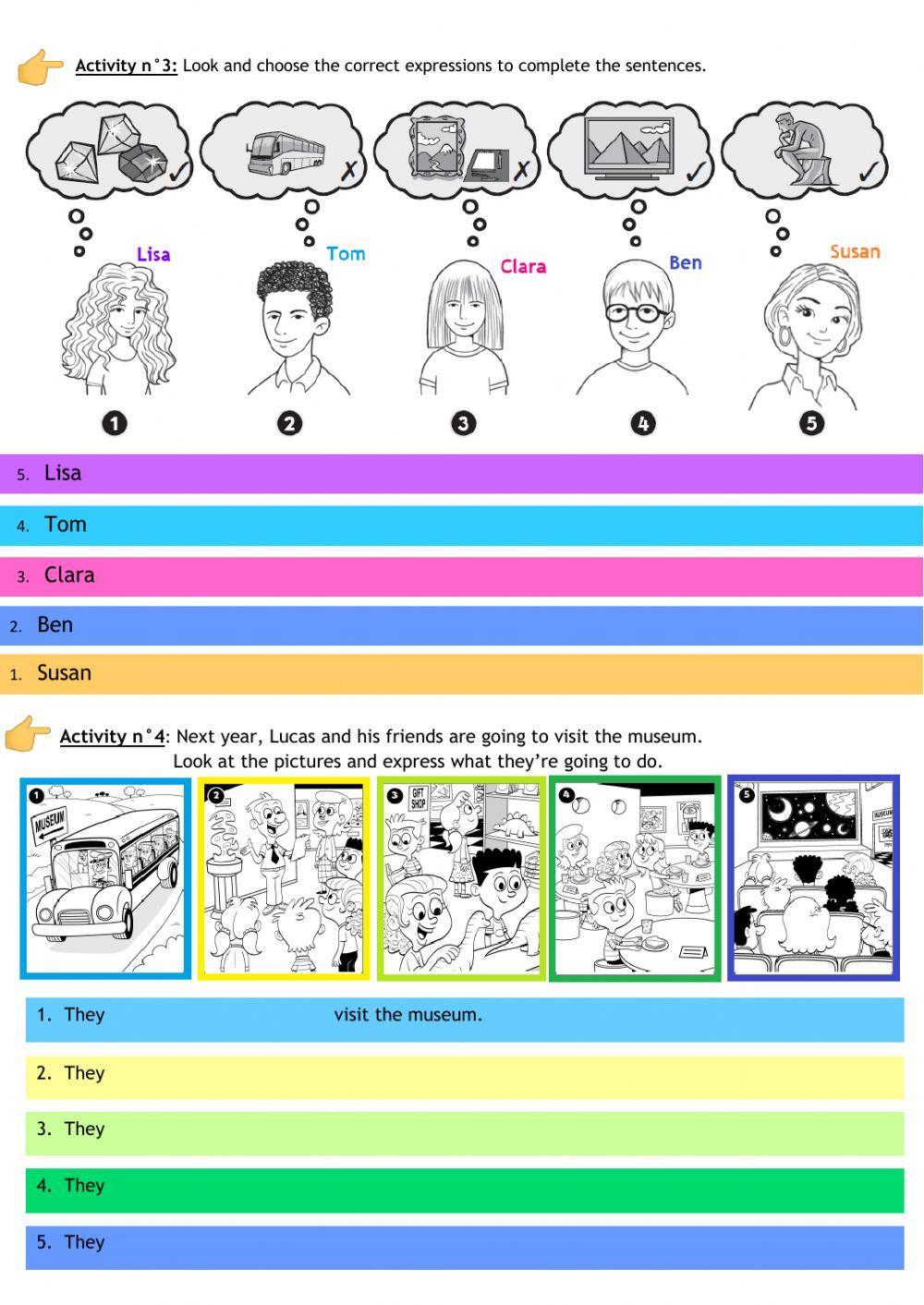 Museum activities - going to Museum activities - going to