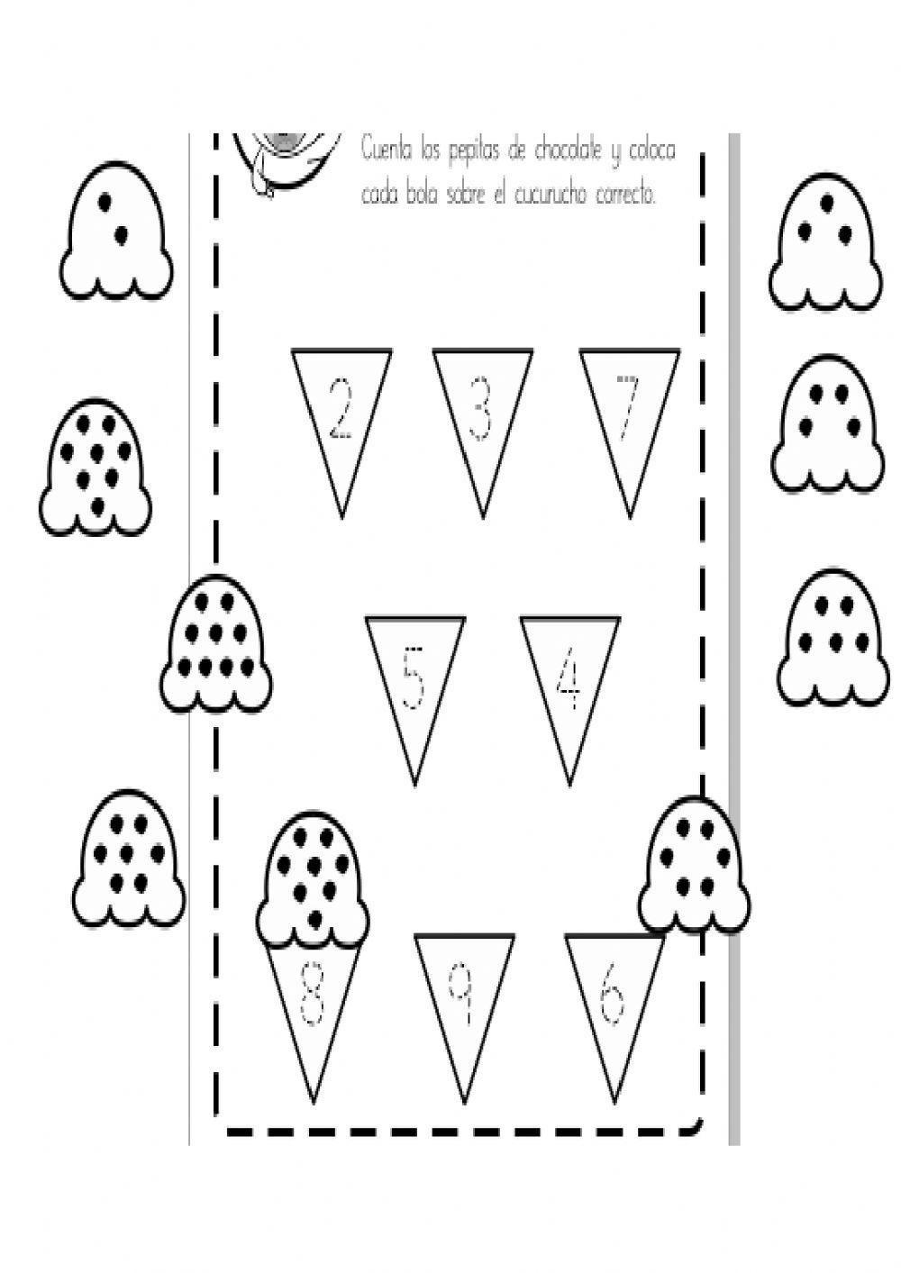 Contar las pepitas de chocolate