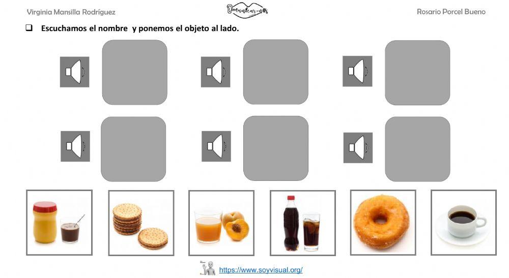 Vocabulario alimentos 11 con audio