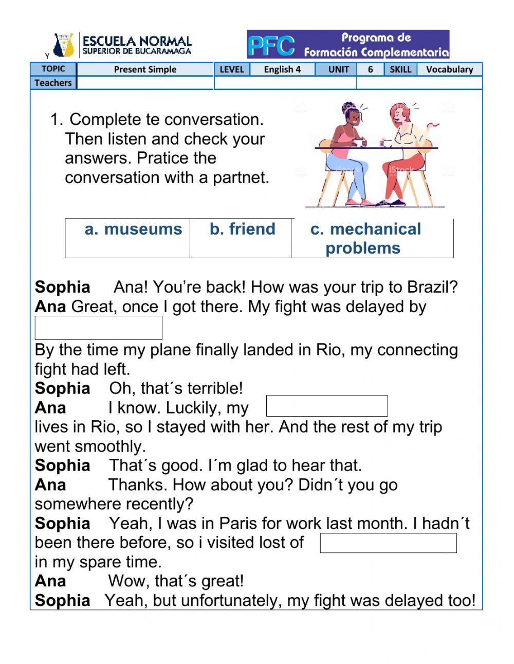 Listening conversation