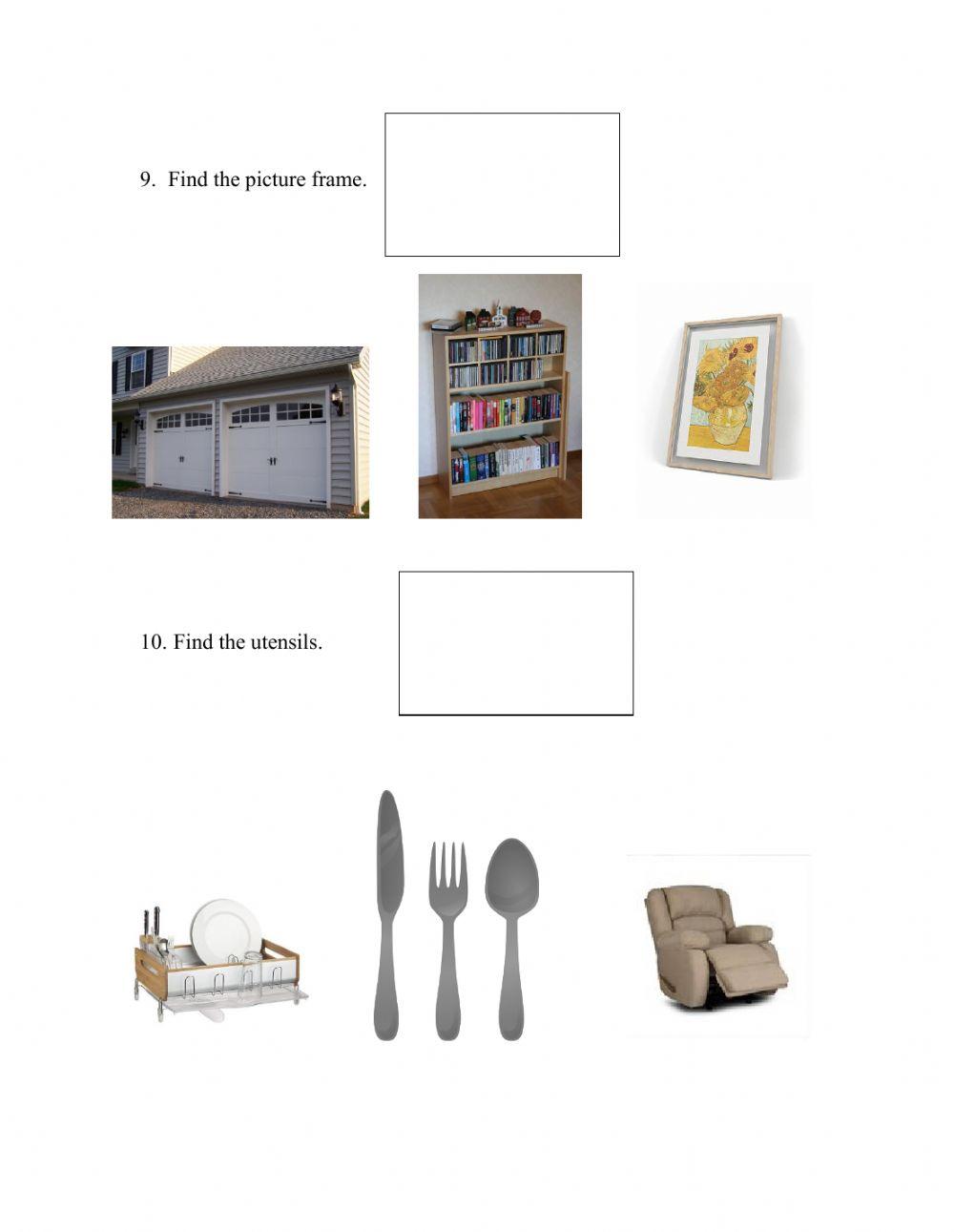 Find house items 9