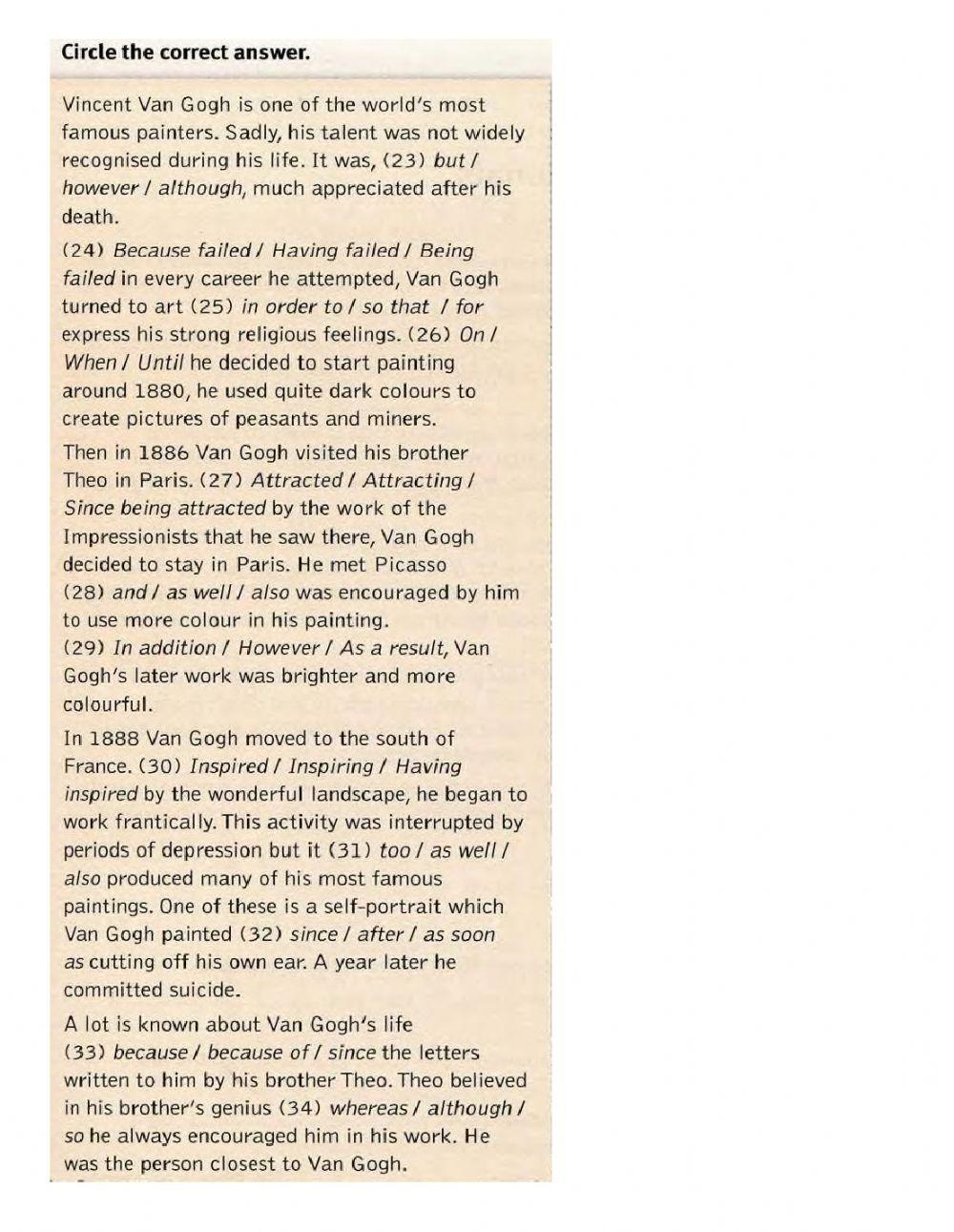 Tenses reported speech linking words conditionals passive voice