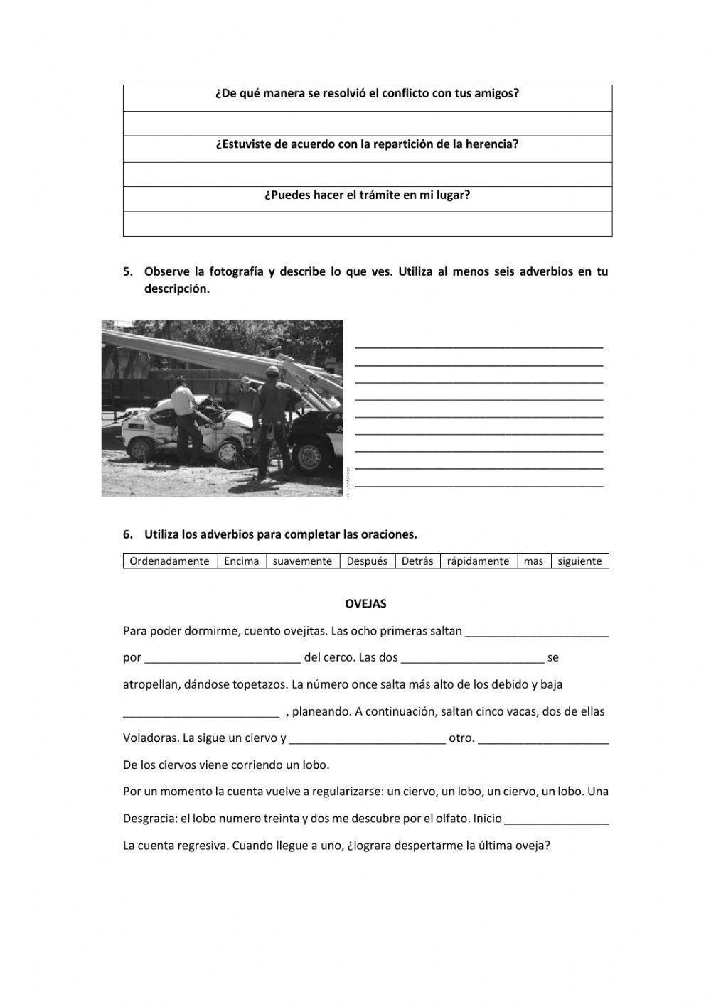 Adverbios terminados en mente Adverbios terminados en mente