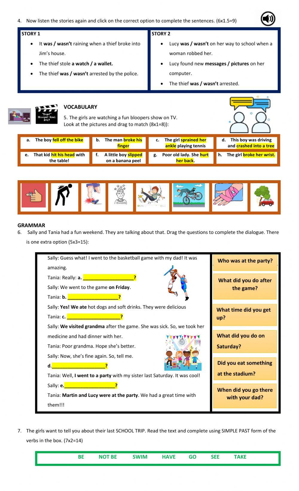 Test 2 - 2 intensive Teens 2020