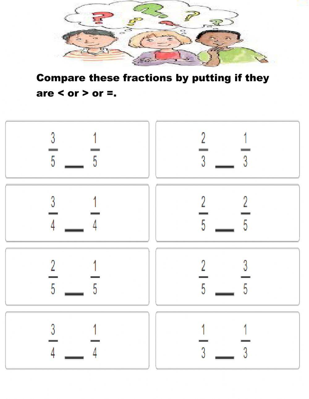 Comparing Fractions