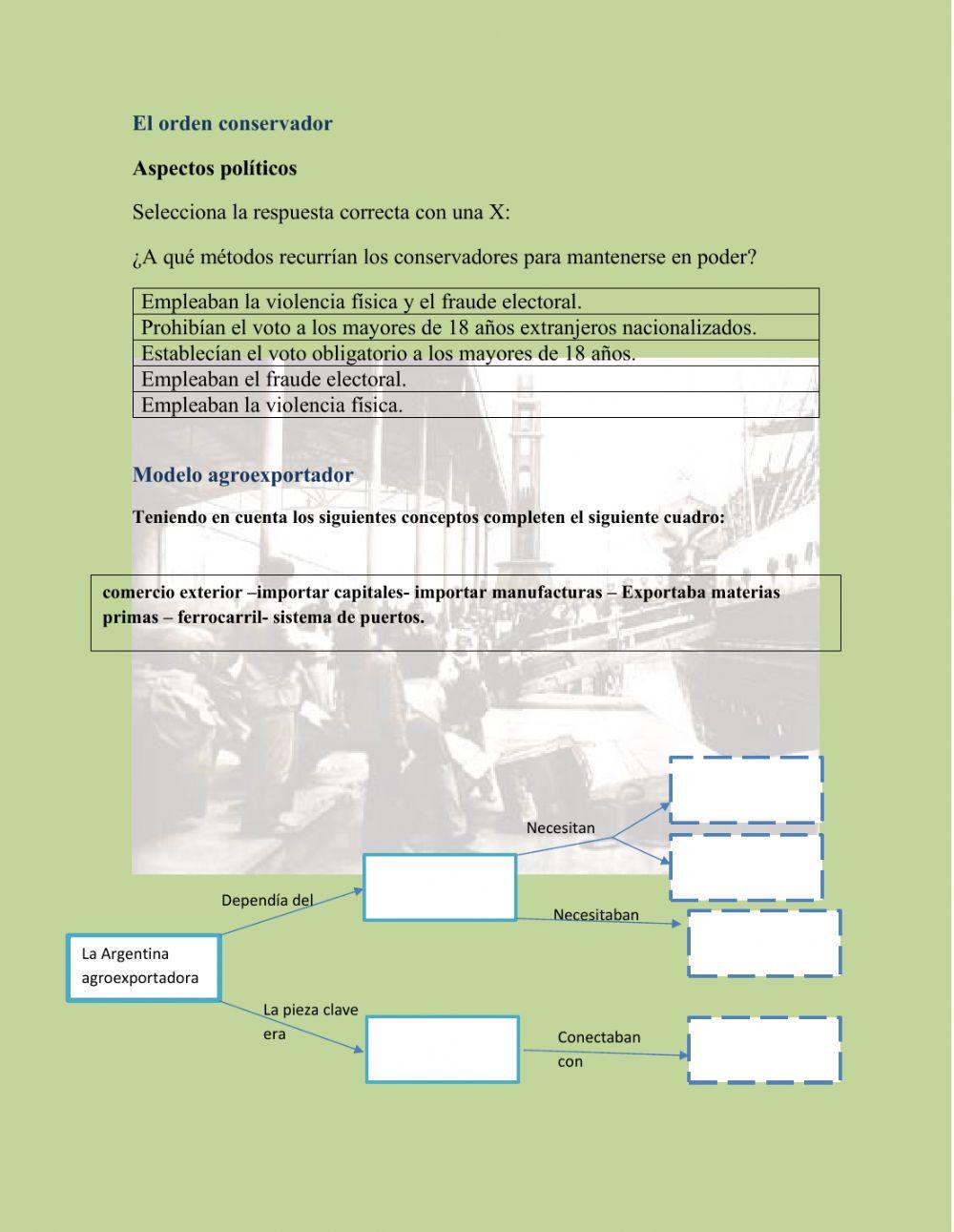 Orden conservador 4 año