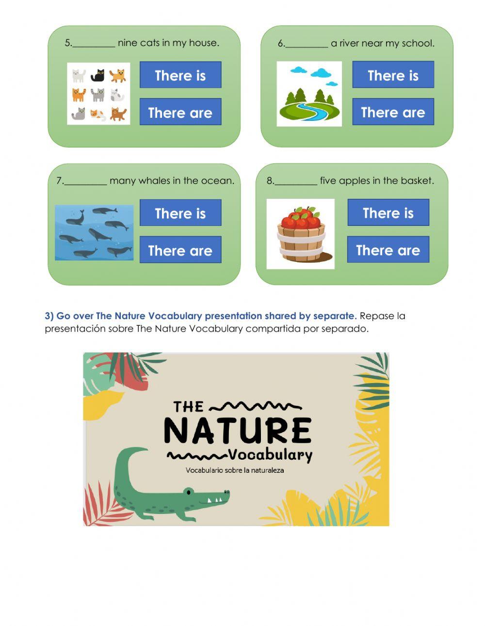 There is-There are +  Nature