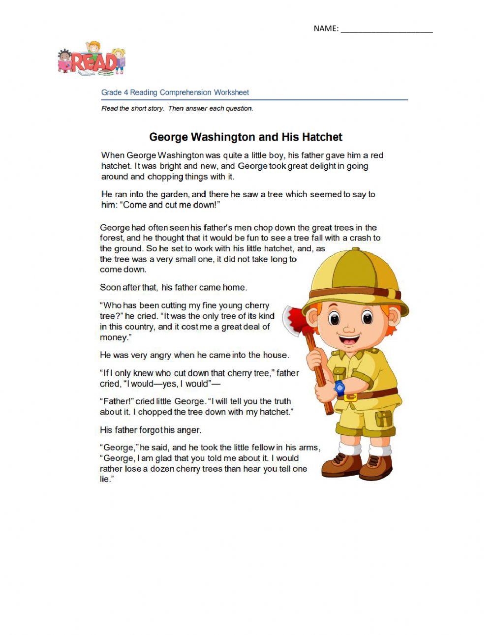 George Washington and His Hatchet