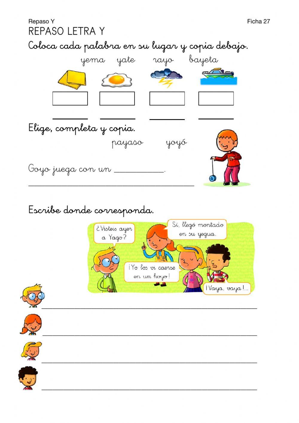 Lectoescritura-Ficha 27-Repaso Y