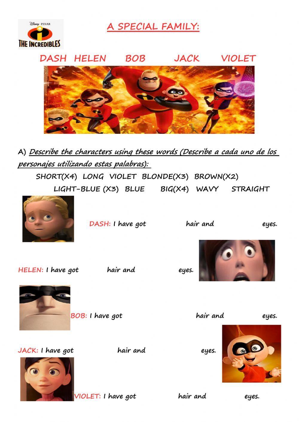 Appearance The Incredibles