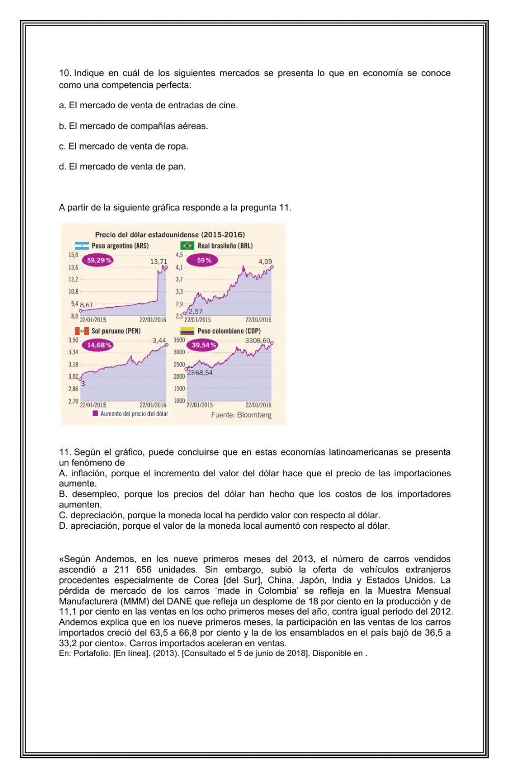 Evaluación bimensual sociales