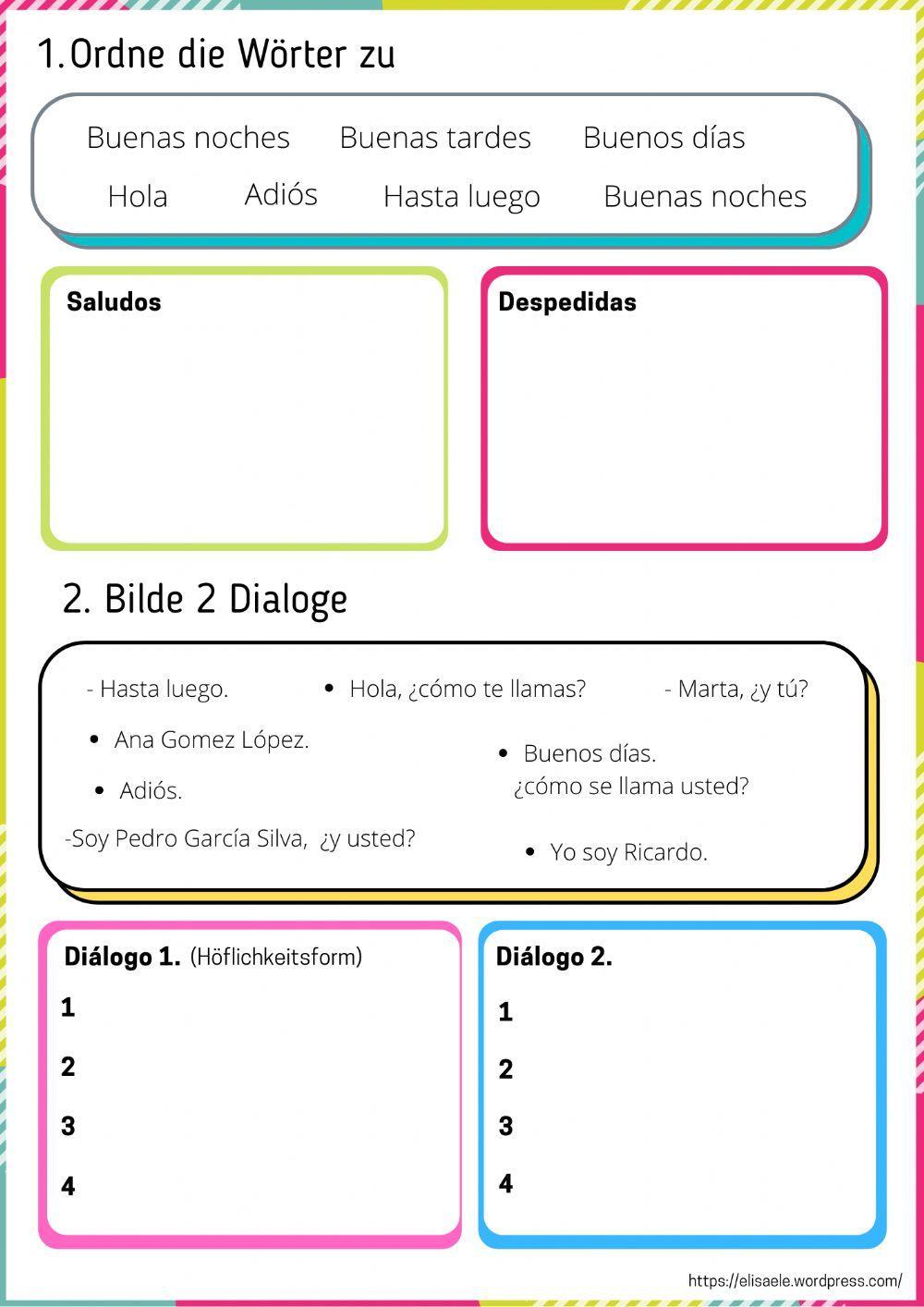 Saludos y presentaciión