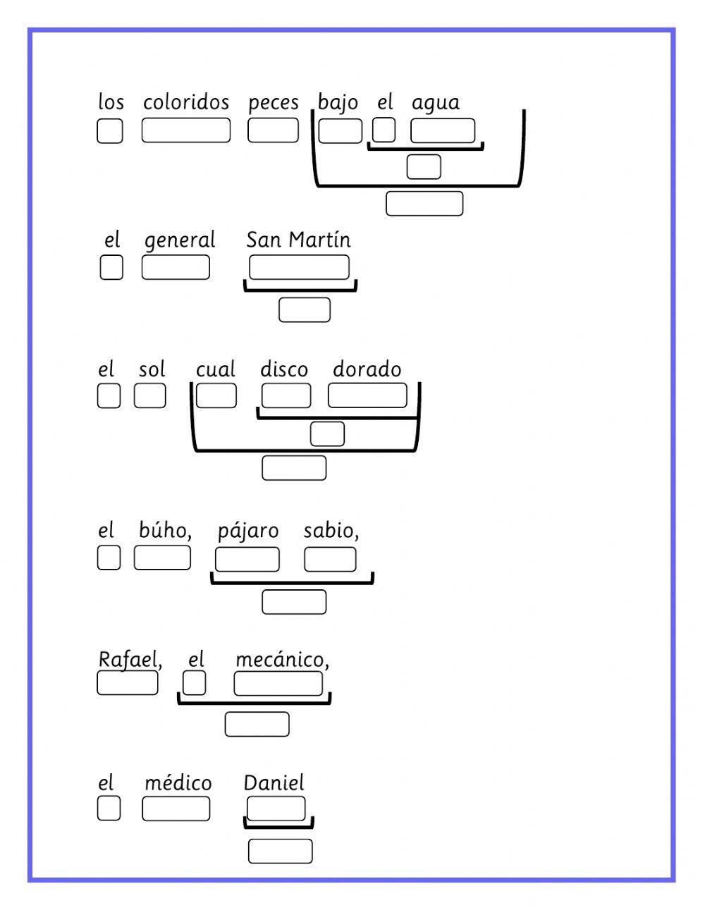 Construcciones sustantiva