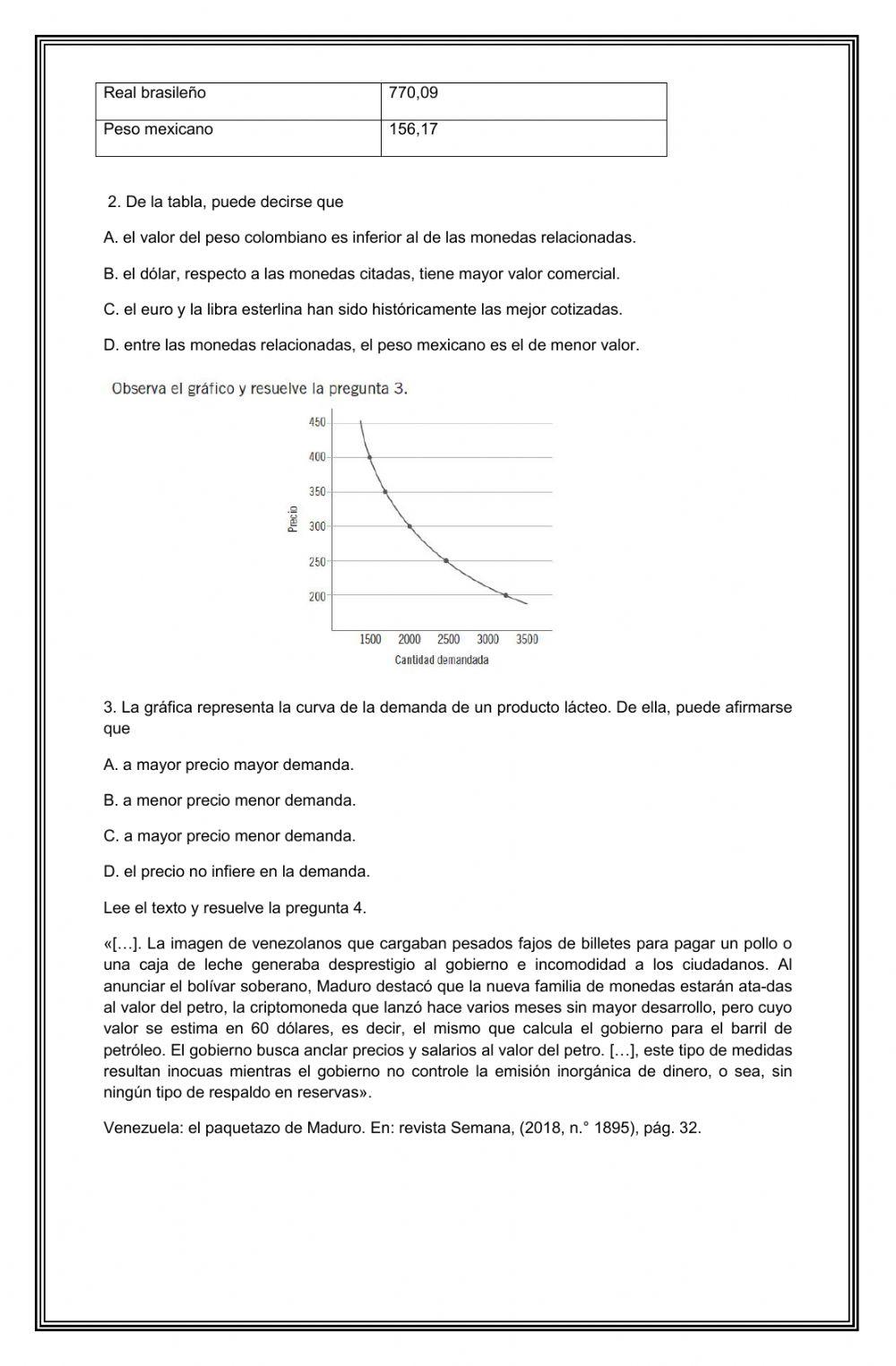 Evaluación bimensual sociales