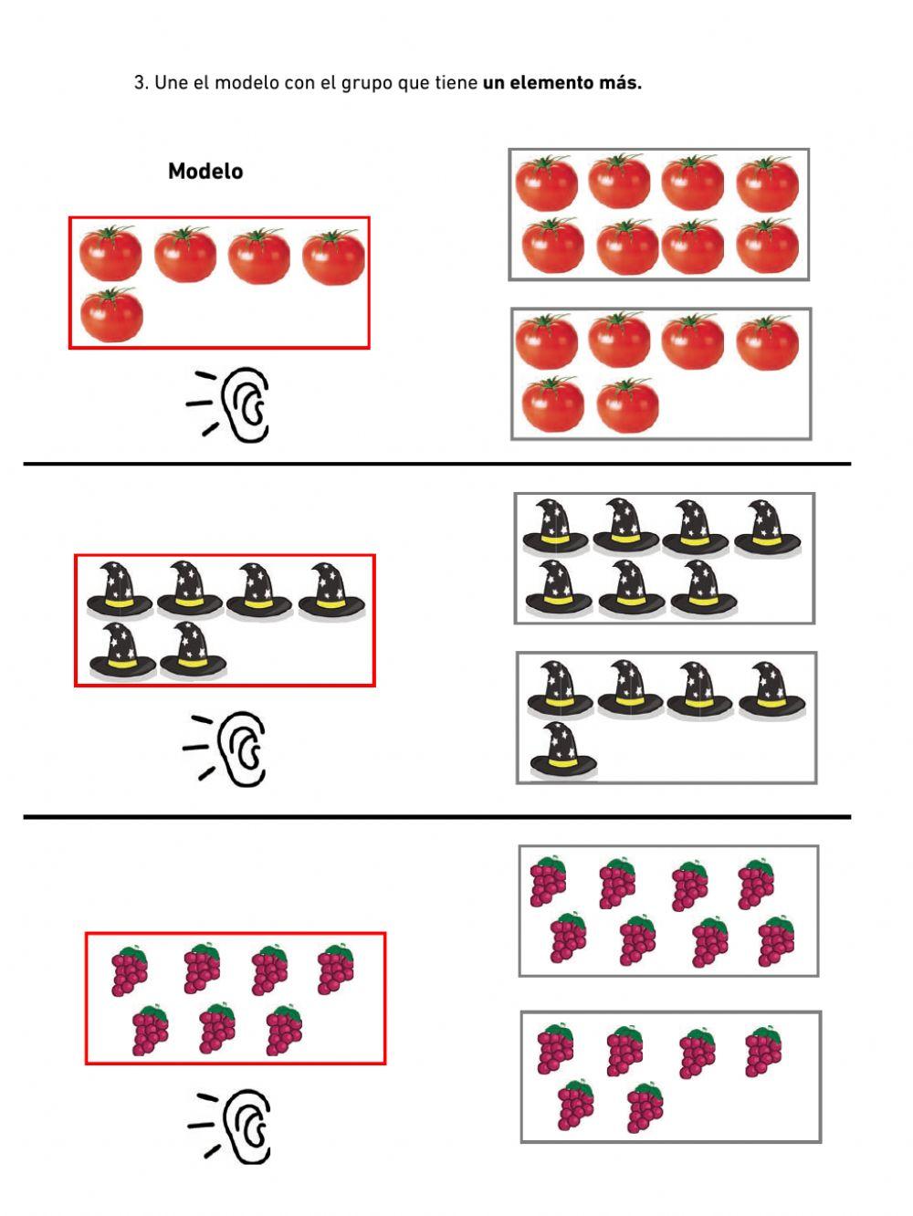 Igual Cantidad - Uno Más