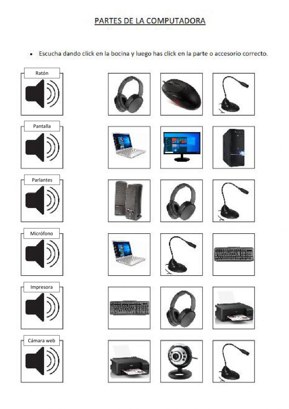 Partes de la computadora