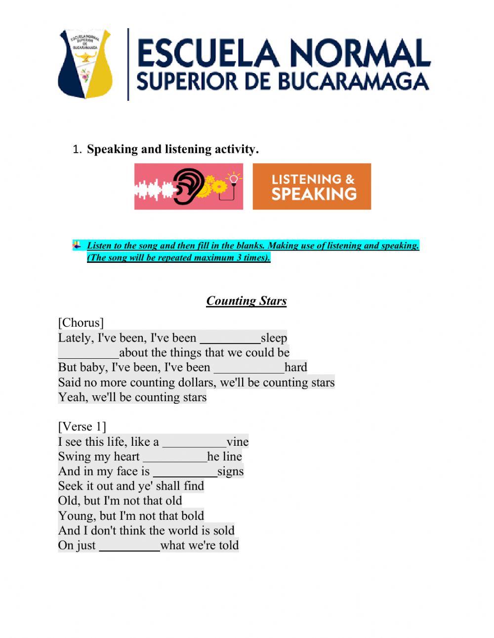 Present Continuous Song