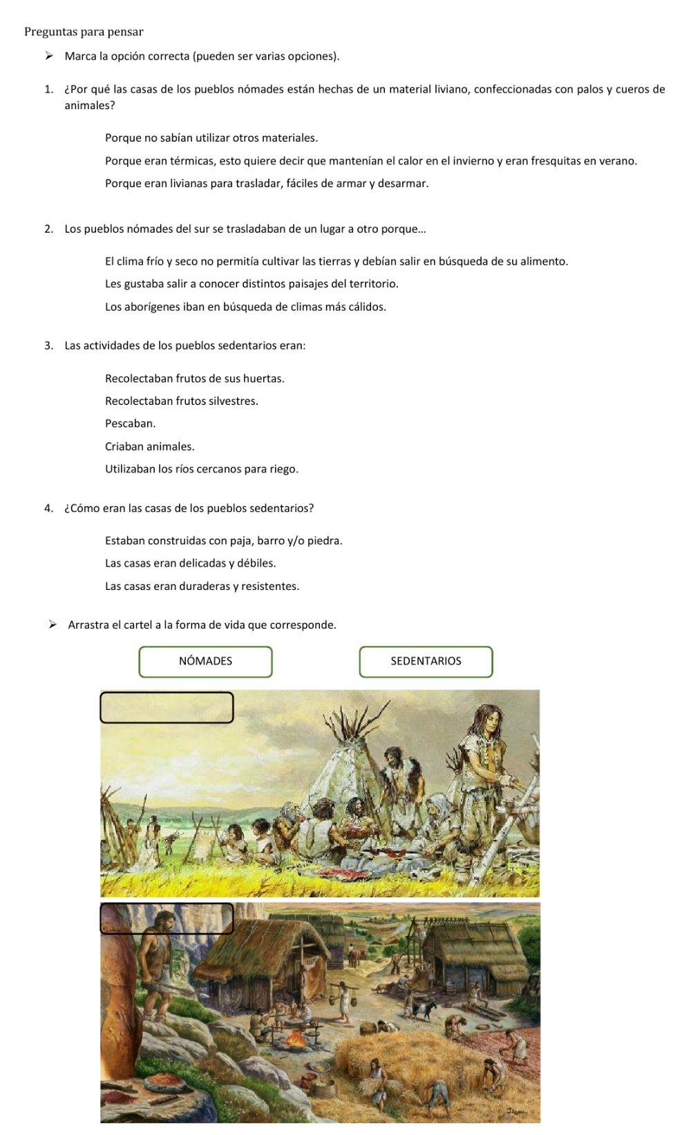 Nómades - Sedentarios