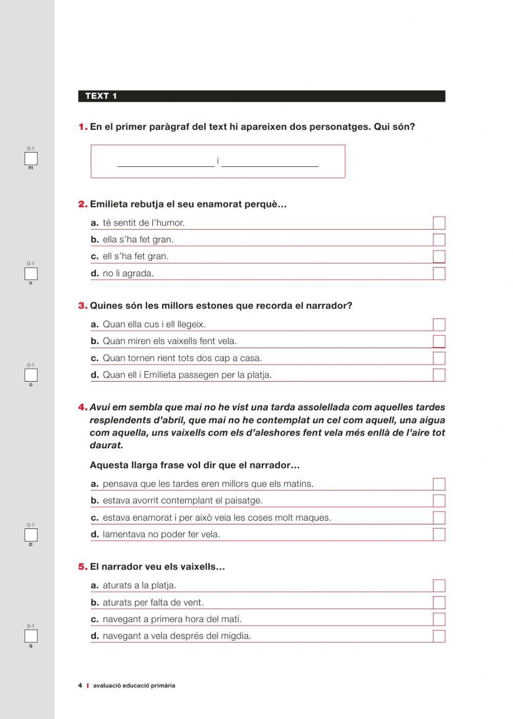 Comprensió lectora 7