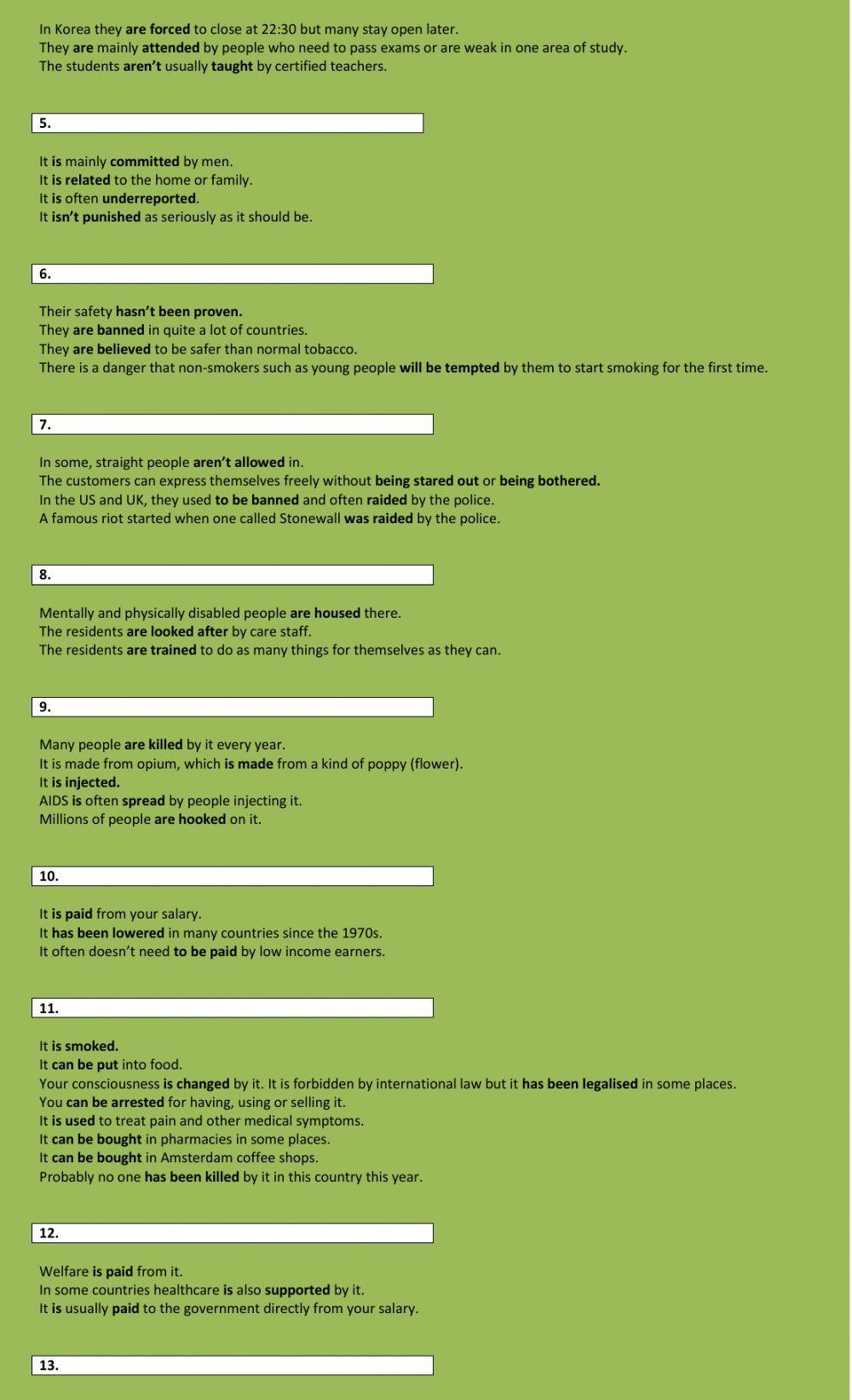 Describing Social Issues with Passive Voice.