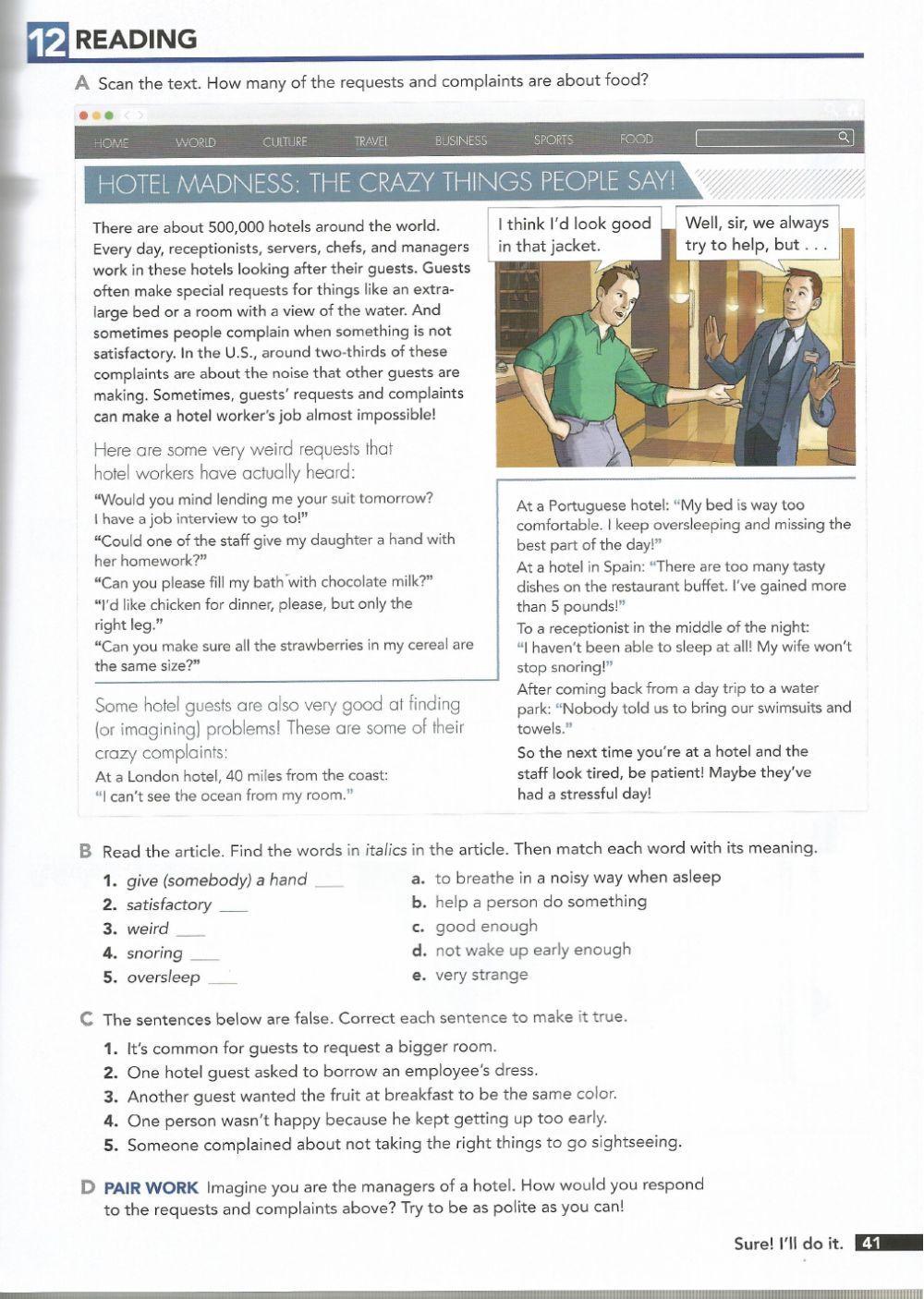 Reading - Hotel Madness