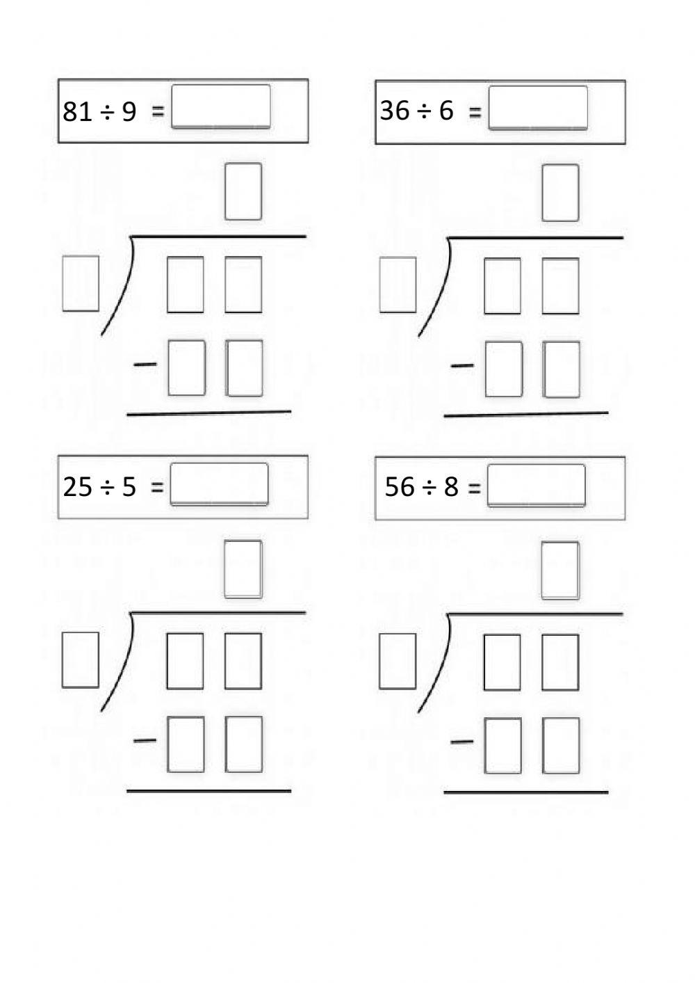 二年级数学-除法竖式