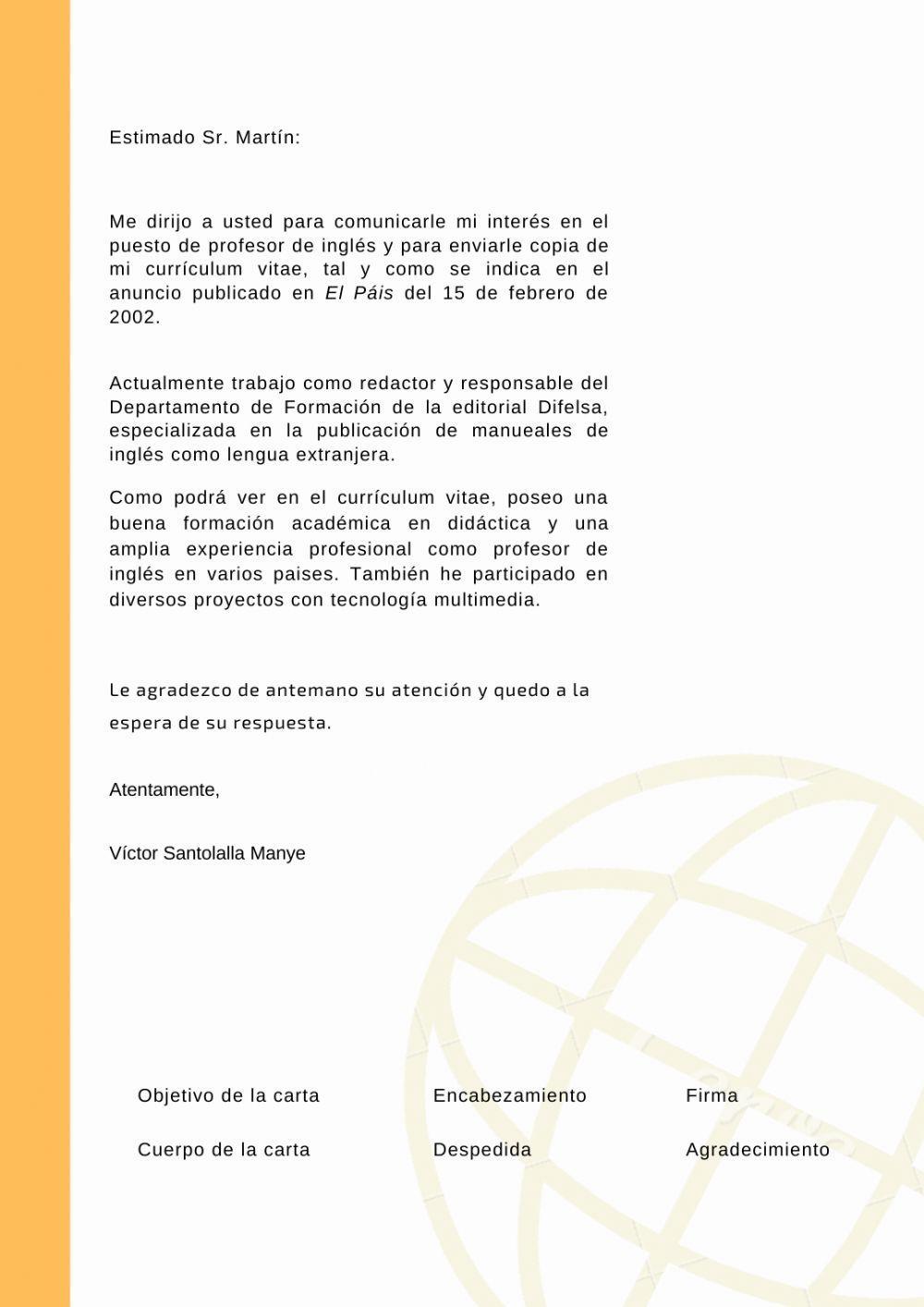 La carta La carta