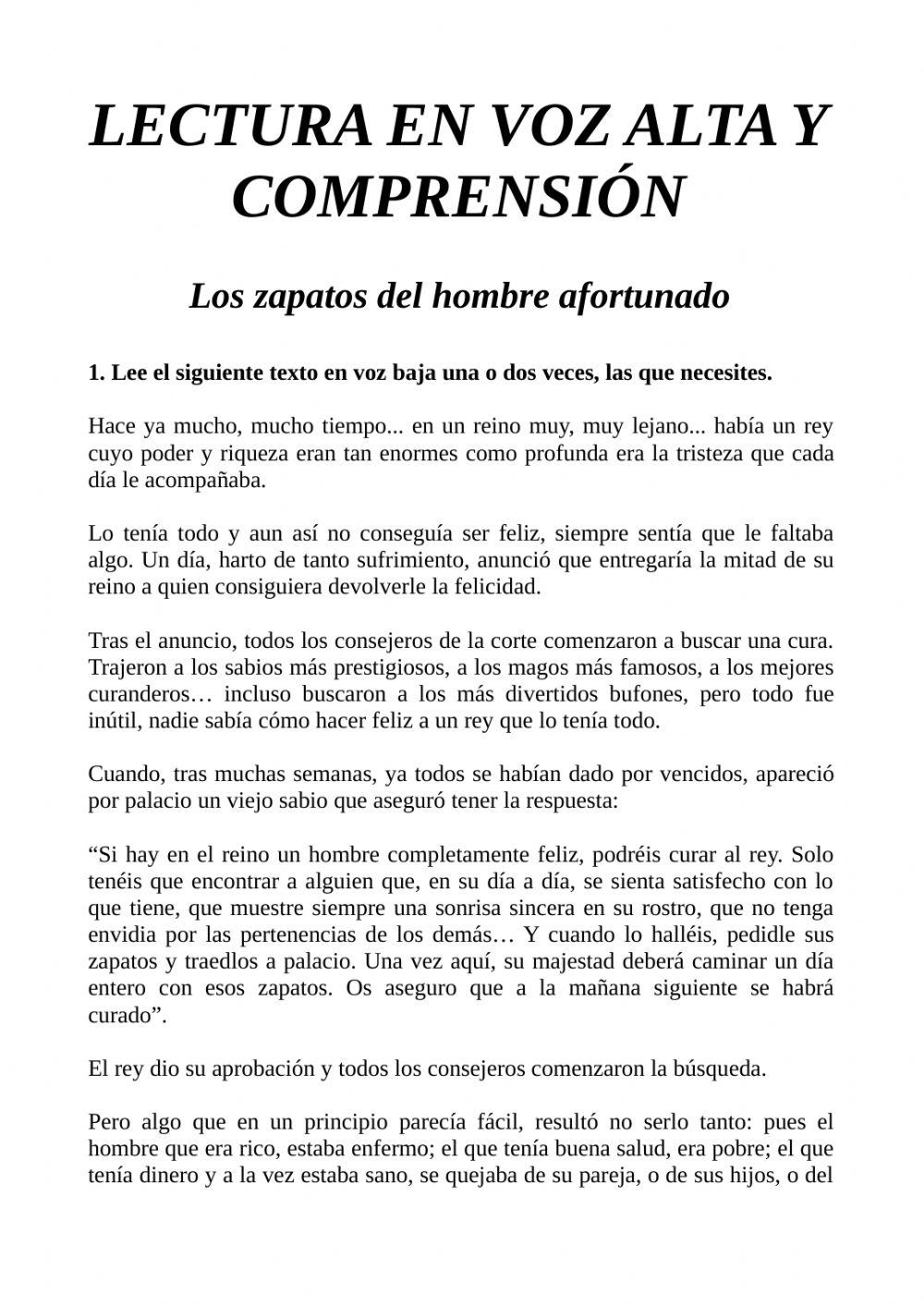 Comprensión lectora