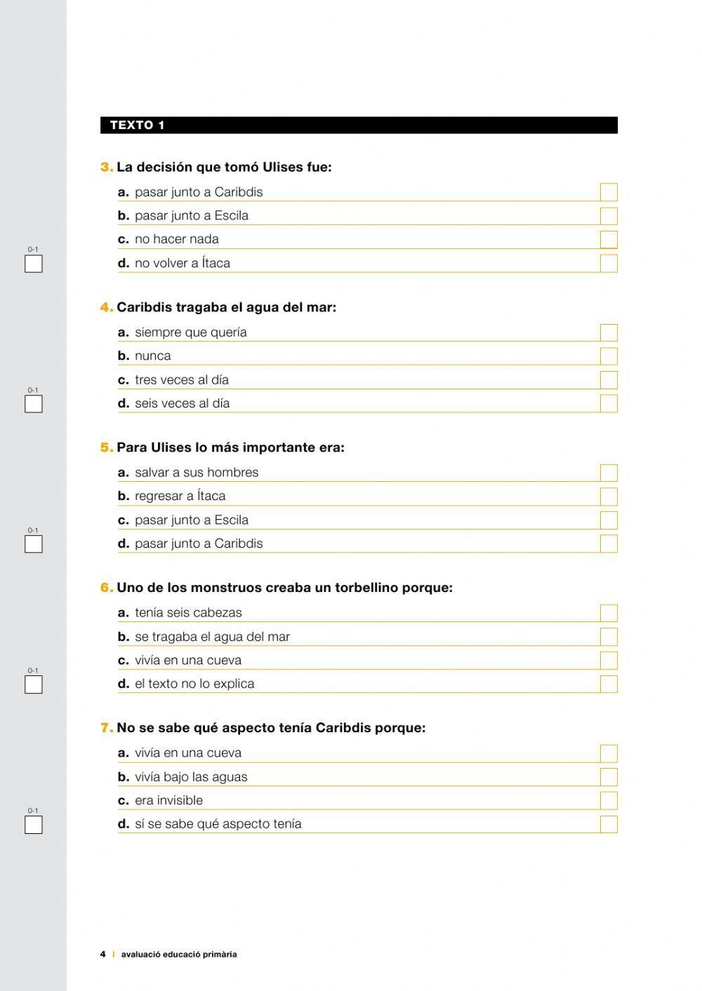 COMPRENSIÓN LECTORA ESCILA Y CARIBDIS