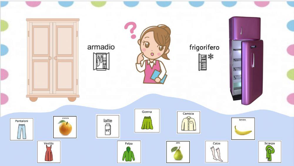 Nell'armadio o nel frigo?