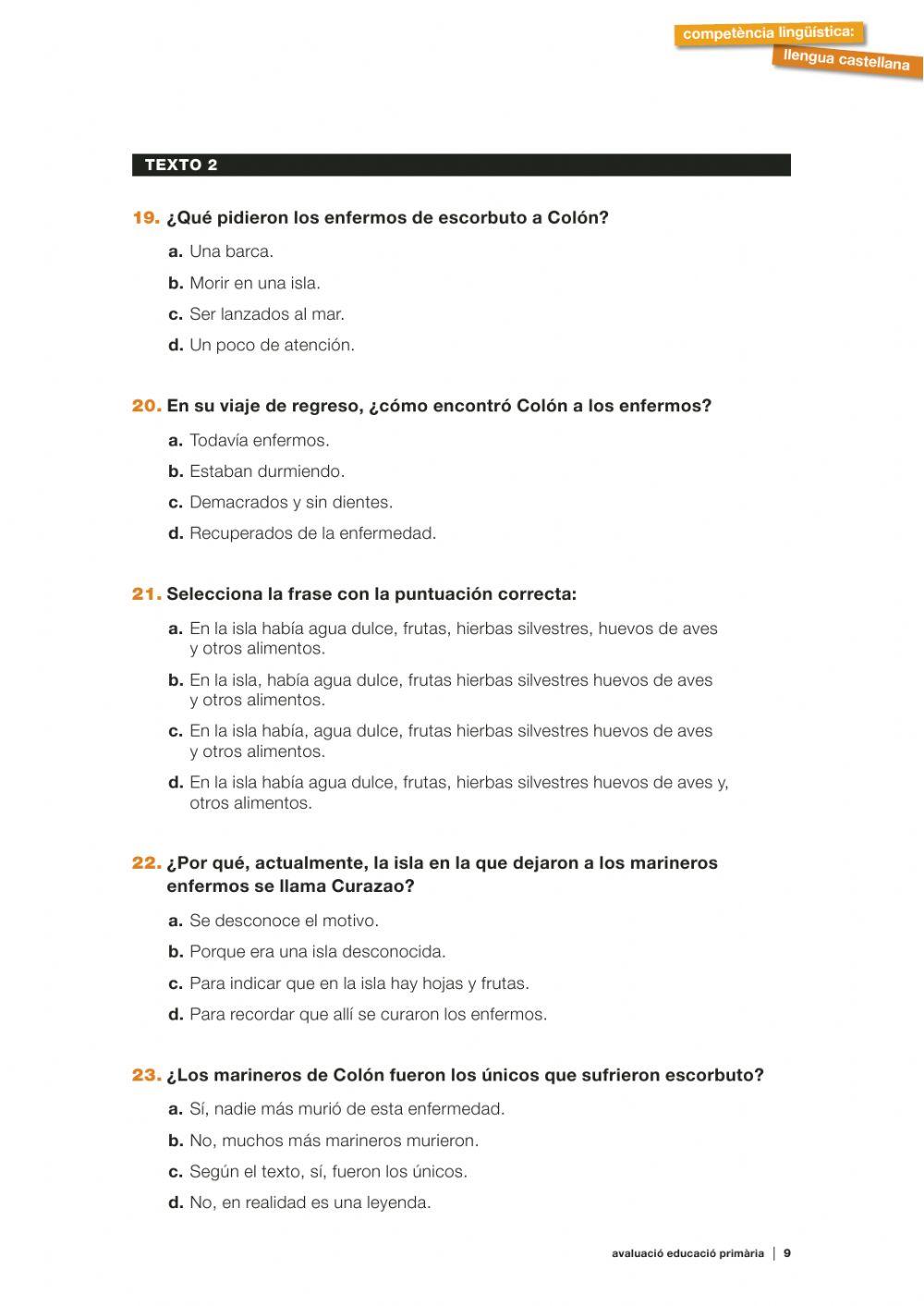 COMPRENSIÓN LECTORA AL DESCUBRIDOR SE LE PASÓ... COMPRENSIÓN LECTORA AL DESCUBRIDOR SE LE PASÓ...