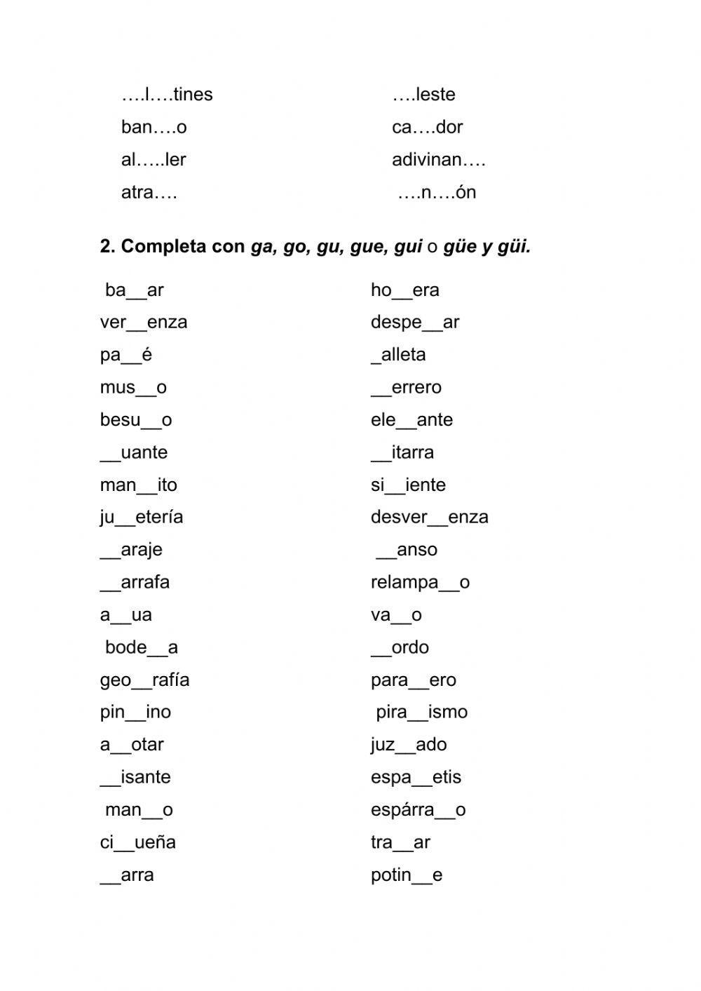 El sonido K, Z y G suave