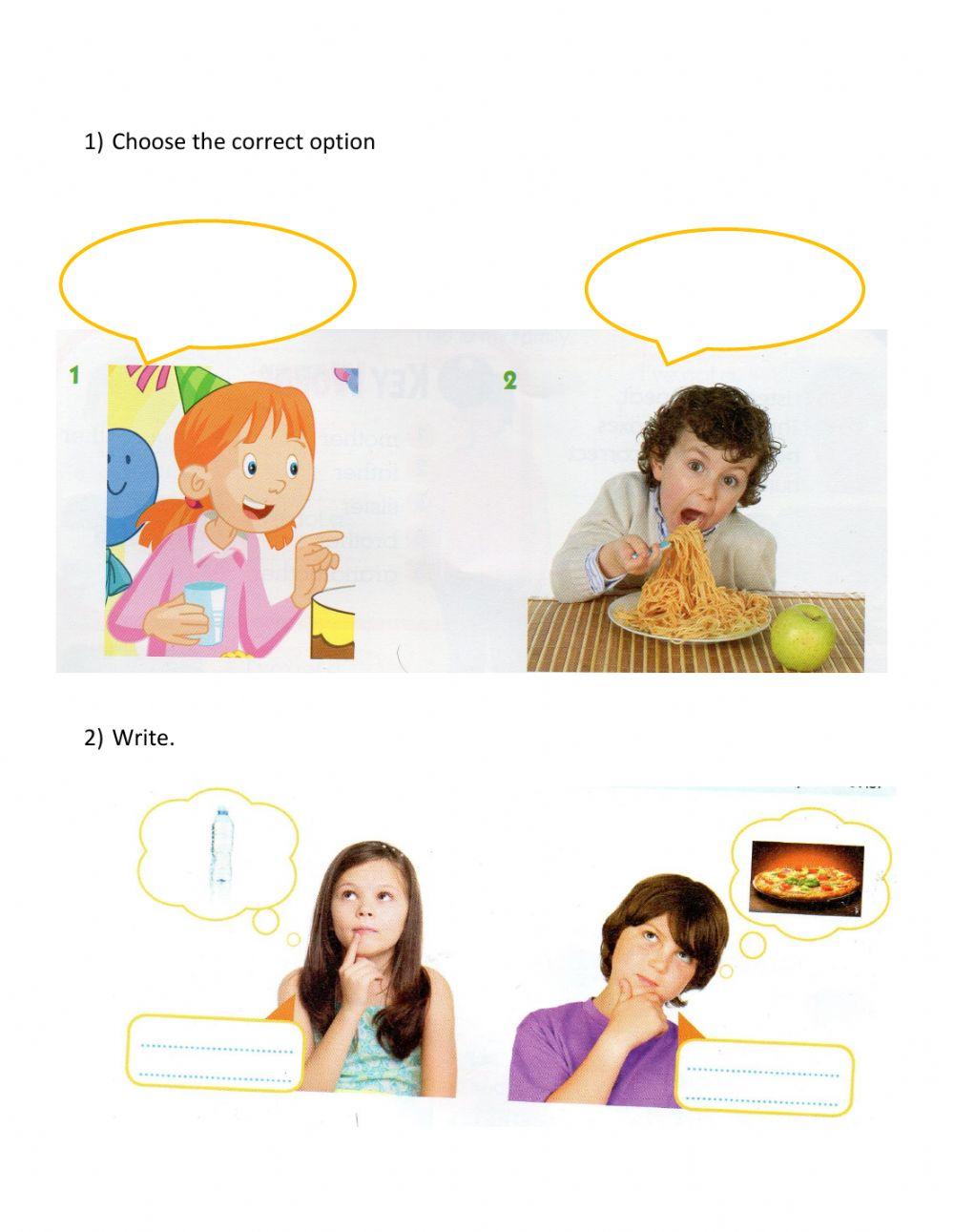 I'm hungry and I'm thirsty