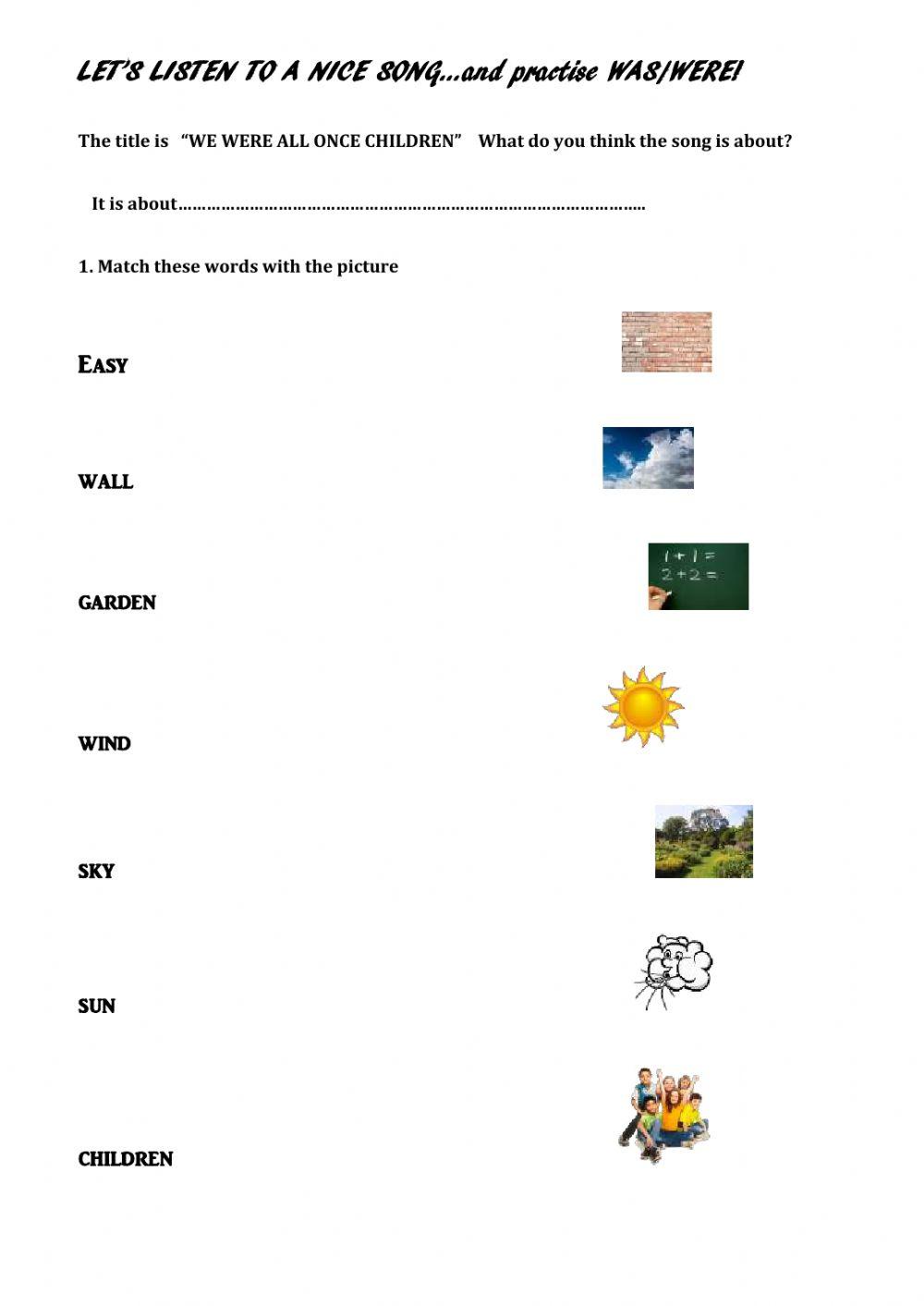 Past TO BE   Listening