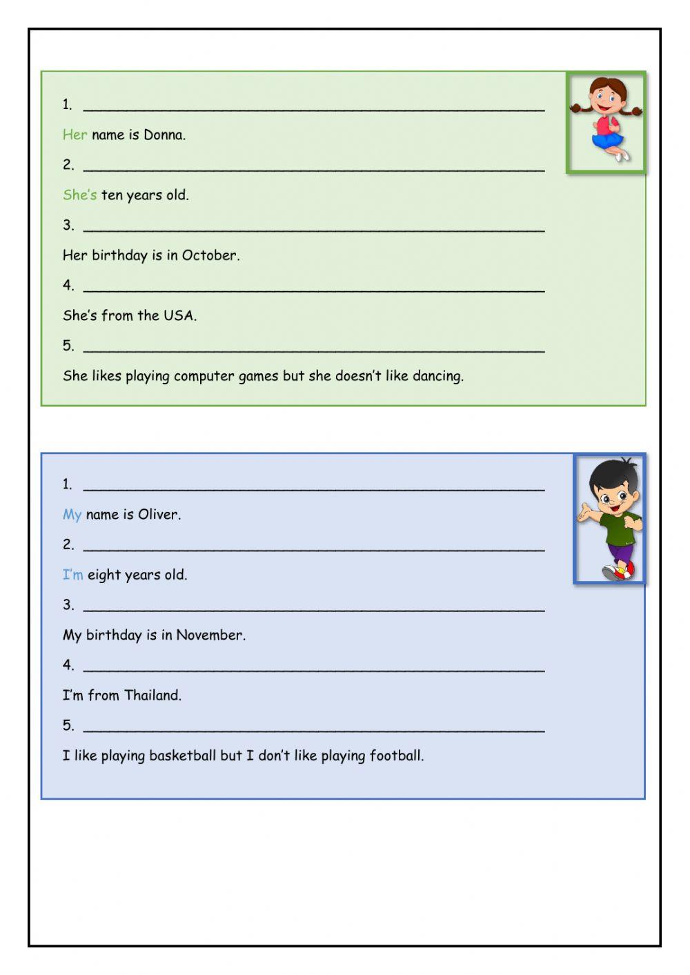 Personal Questions - EXTRA 4th