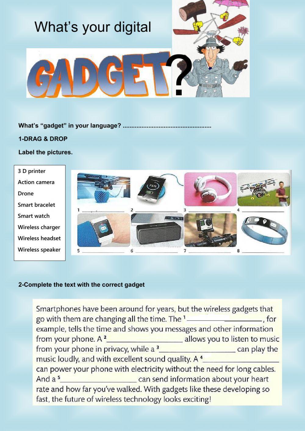Digital gadgets