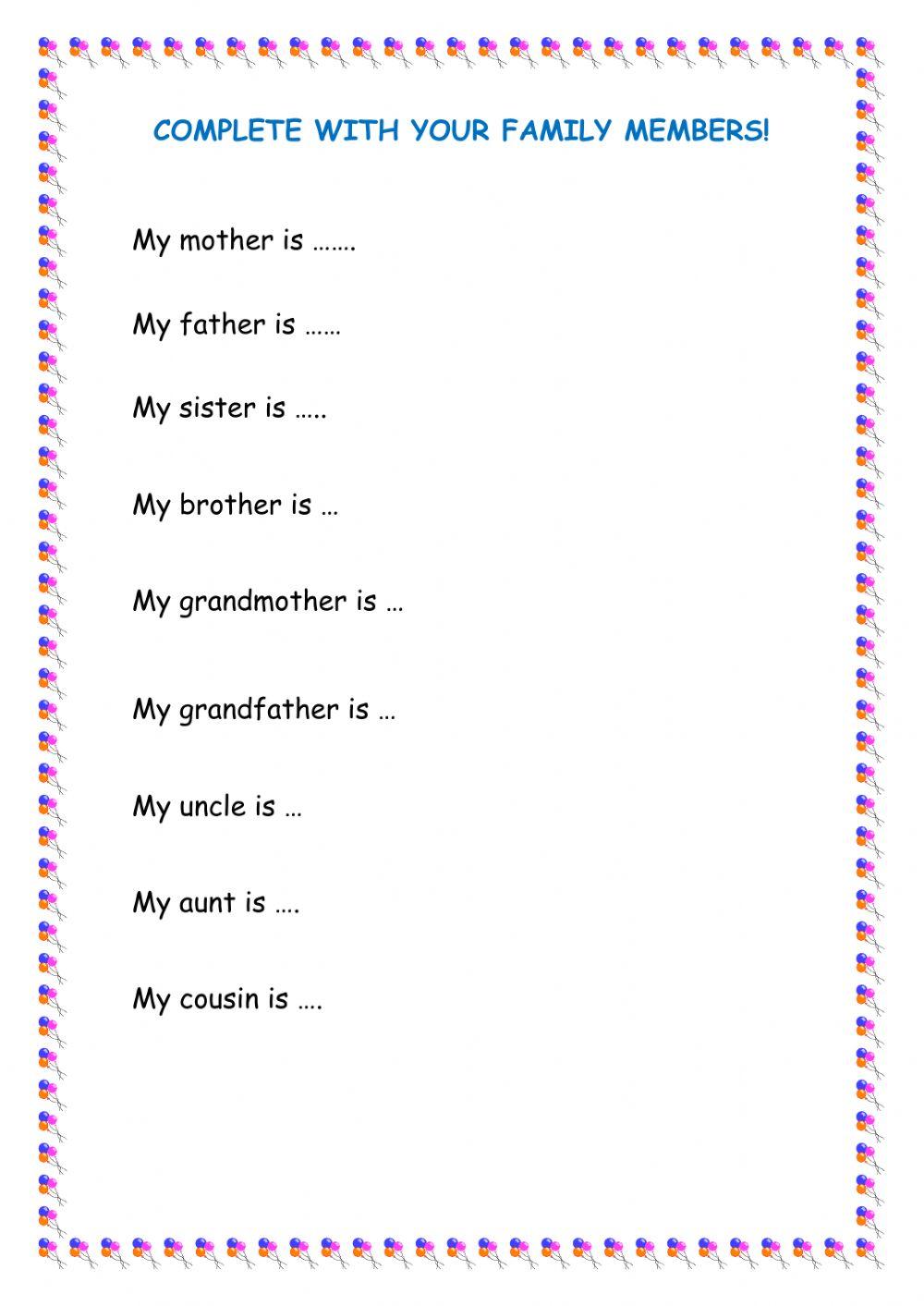 andreacarr Family 286499 LiveWorksheets
