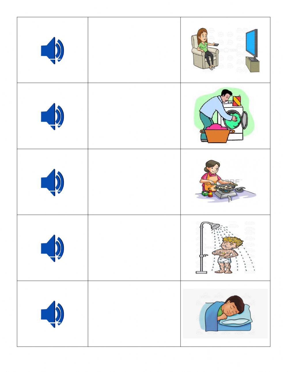 daily activities at home 