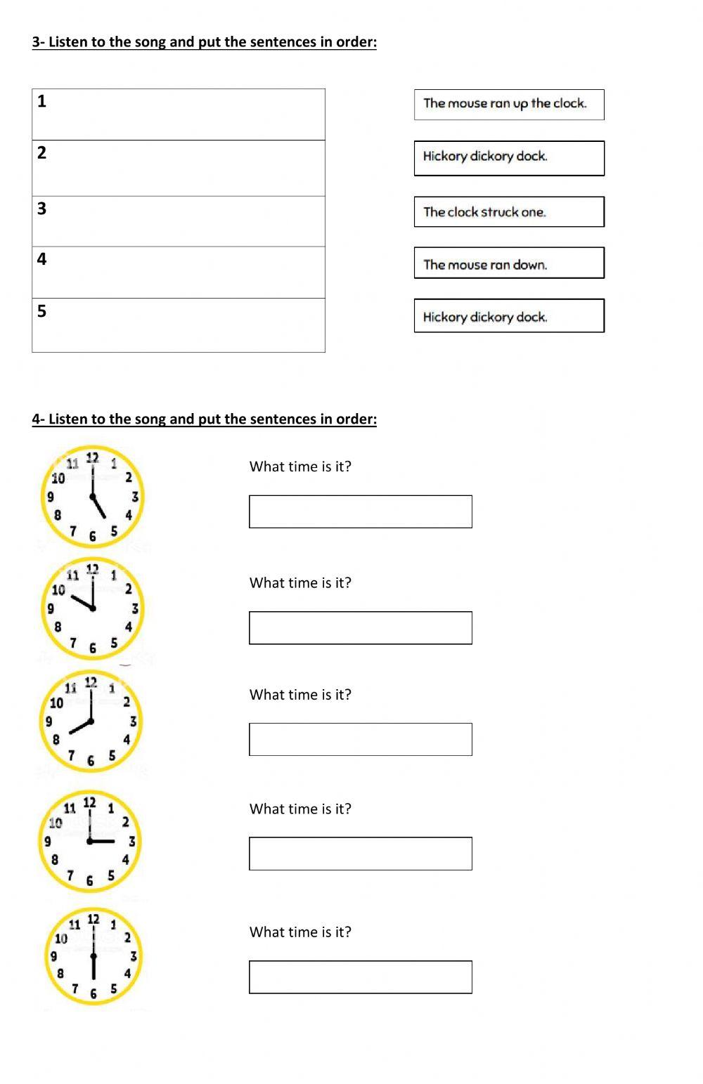 Hickory, Dickory, Dock