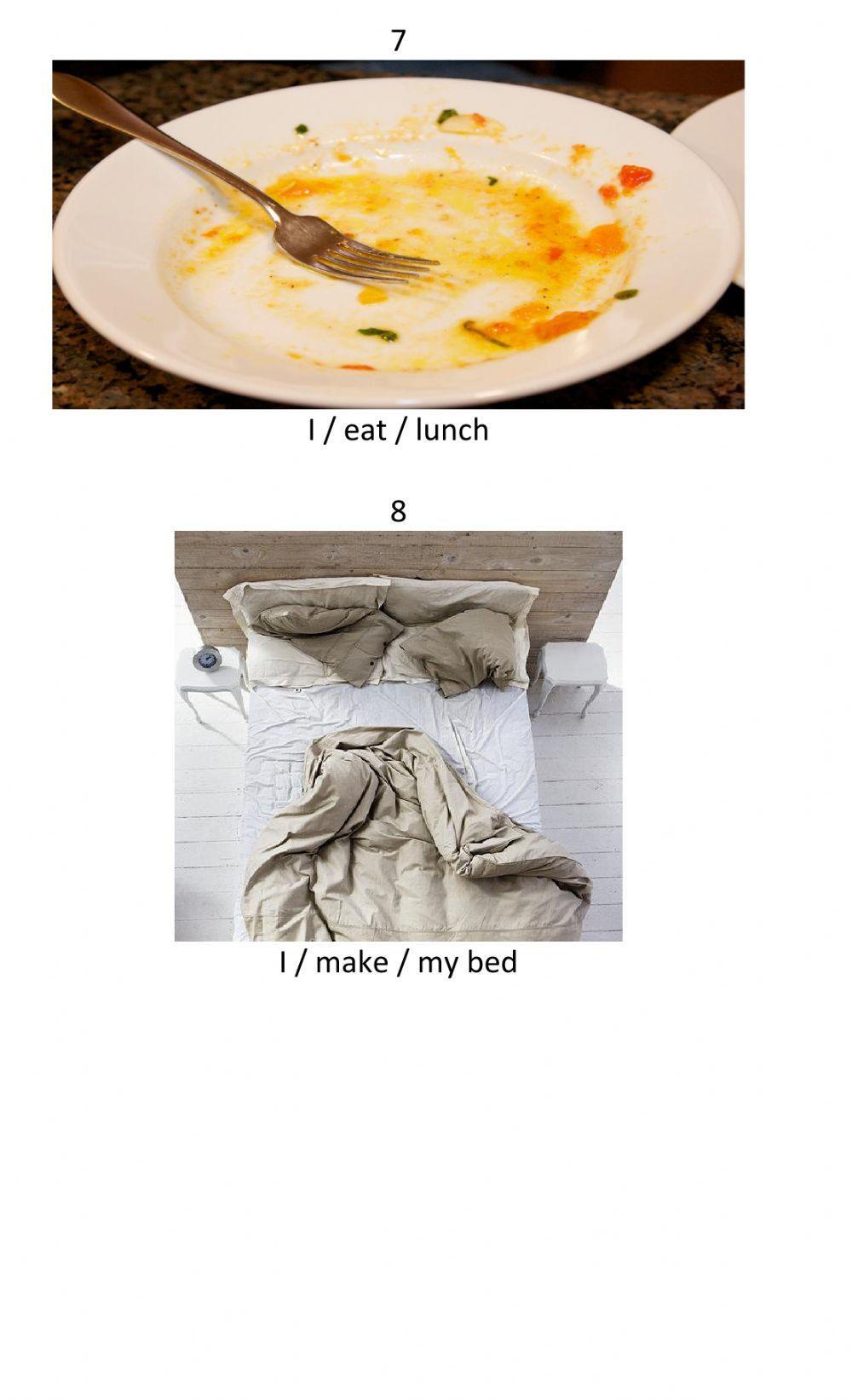 Sentences with already and yet